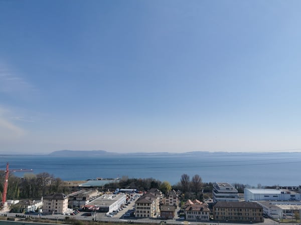 Magnifique vue sur le lac et les alpes avec CAUTION GRATUITE 12