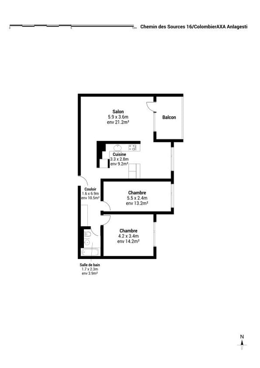 Immeuble Minergie | Appartement rénové avec caution gratuite 12