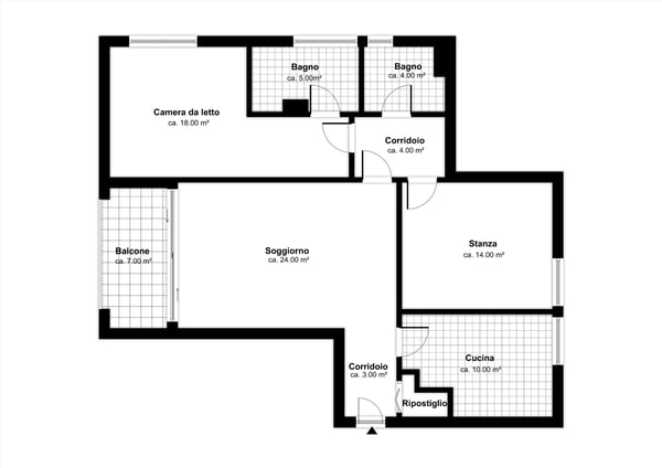 3.5 locali in zona strategica per famiglie con 2 pigioni nette gratuite! 8