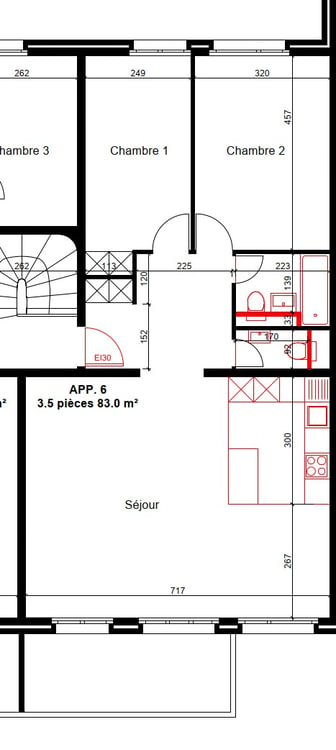 3.5 pièces rénové dans quartier tranquille et verdoyant 4