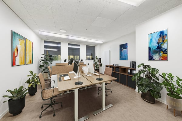 Büro oder Praxisraum (98m2 - 129m2) zwischen Bankverein und Aeschenplatz 3