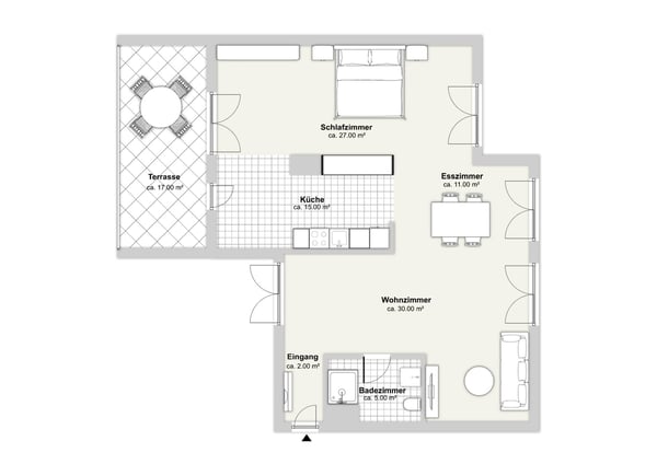 91 m2 Loftwohnung mitten im Seefeld 12