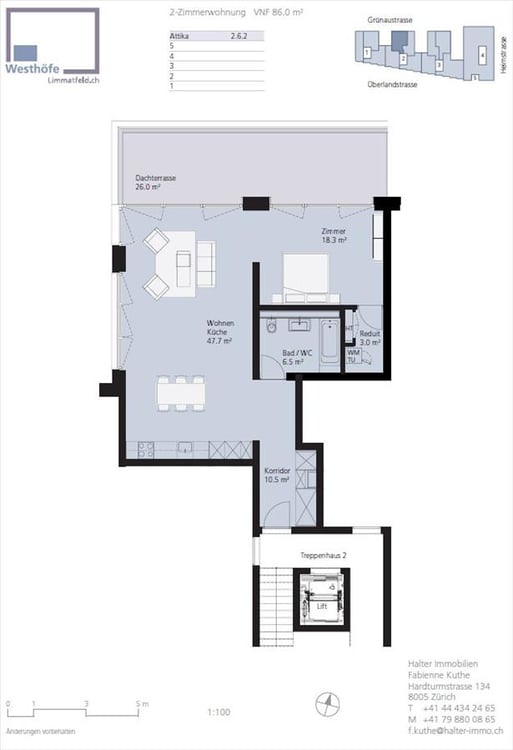 Attraktive 2.5-Zimmer-Attika-Wohnung 6