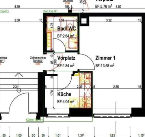 1-Zimmer-Wohnung in der Nähe vom Bahnhof SBB 5
