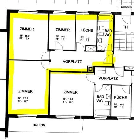 Ruhige 3-Zimmerwohnung in 6-Familien-Haus sucht DICH!! 10