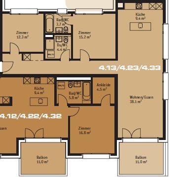 Mieten ohne Kaution - Attraktive Wohnung im Quartier Gschwader 7