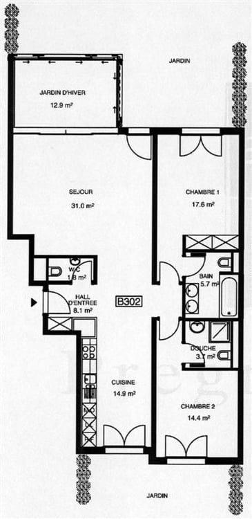 Charmant appartement avec jardin 9
