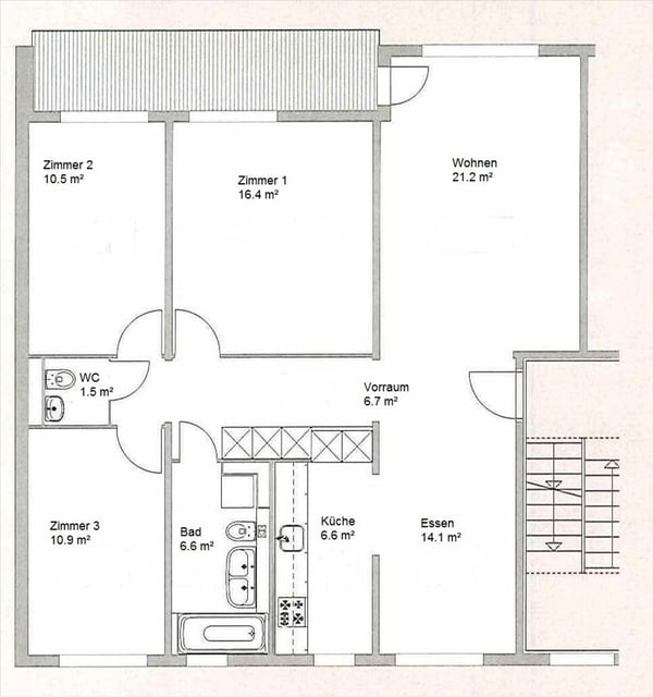 Grosszügige Wohnung mit Weitsicht 6