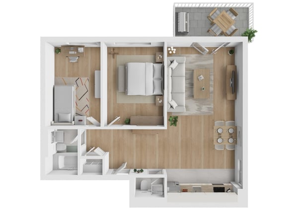 5.5 pièces entièrement rénové dans quartier calme 4