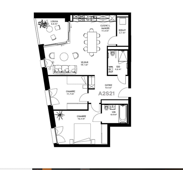 Logement spacieux 10
