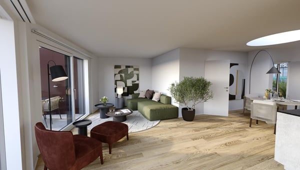 Moderne 3.5 Zimmerwohnung direkt am Bahnhof Horgen Oberdorf 2