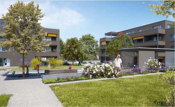 Modern wohnen im Waldpark