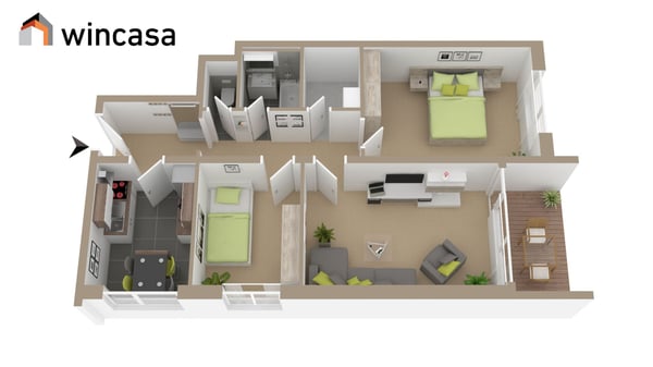 Bel appartement proche centre ville 7