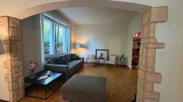Magnifique 4.5 pièces avec terrasse et jardin privatif, quartier Champel 3