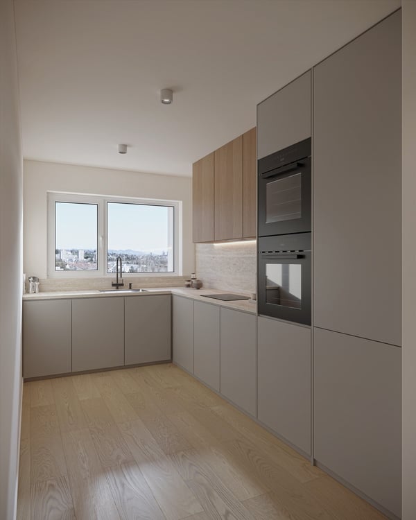 Stilvolle 3.5-Zimmer-Wohnung mit grosszügigem Balkon in Opfikon 2