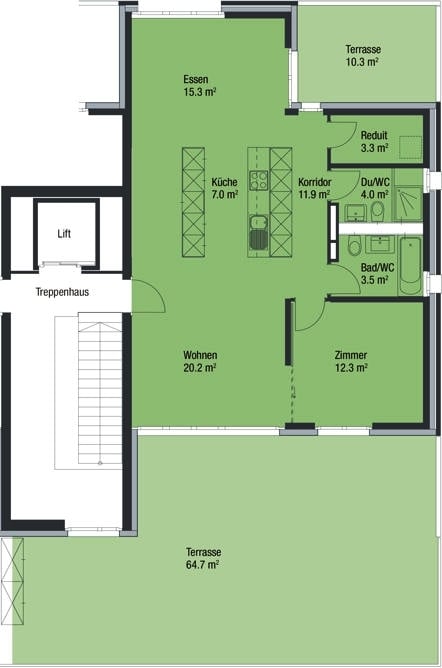 2.5 Zimmerwohnung im Glattpark! Mieten ohne Kaution! 7