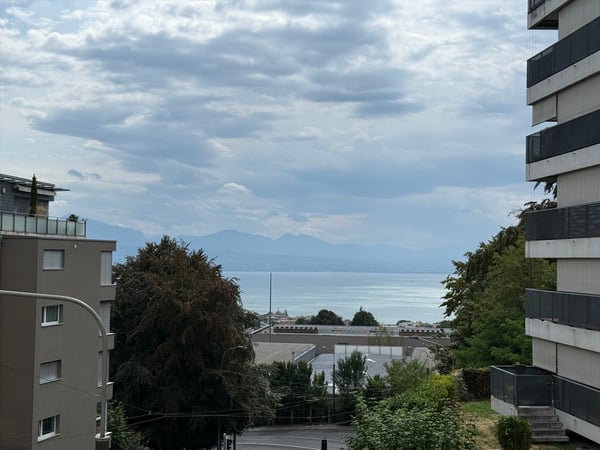 Sublime appartement de 1.5 pièces à Lausanne avec vue lac 1
