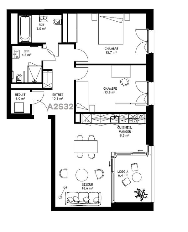 Appartement moderne et lumineux 10