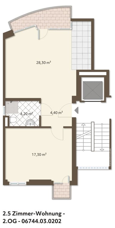 2.5 Zimmer Wohnung Urbaner Wohnort und Lebensqualität vereint 11