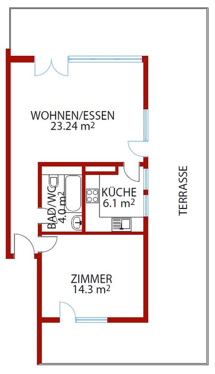 Attika-Wohnung am Heitersberg 7