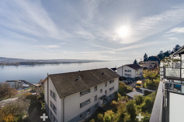 Aussicht auf die Alpen & auf den Bielersee 1