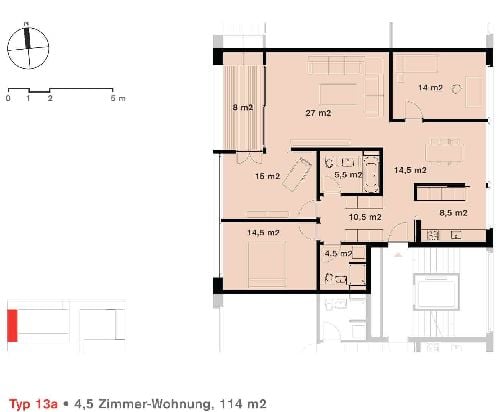Moderne 2.5 Zimmer-Wohnung mit Aussicht auf den Oerliker-Park! 6