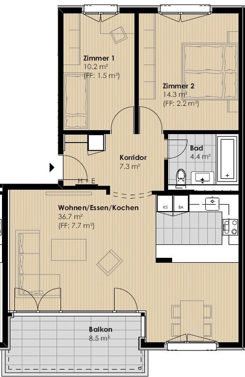 Modernes Wohnen in Bronschhofen! 10