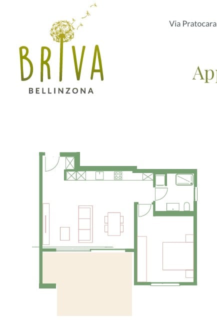 Moderno 3.5 locali 6