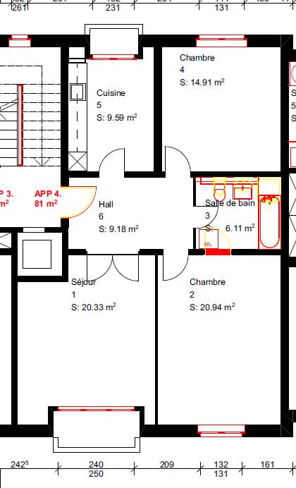 Nouvelle rénovation - Divers appartements spacieux au centre-ville 8