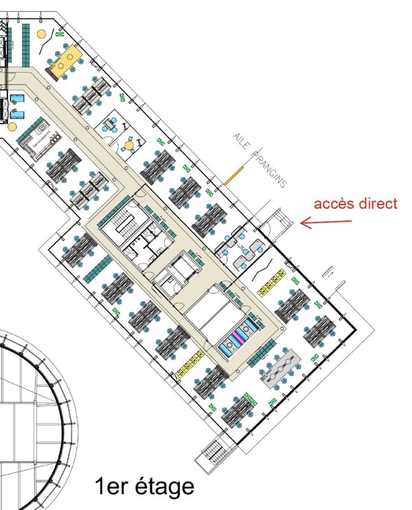 Magnifiques bureaux modernes aménagés selon un concept multispace 12