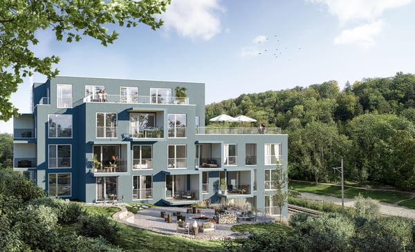 Modernes Wohnen mit Terrasse und Blick ins Grüne  2.5-Zimmer-Wohnung 4