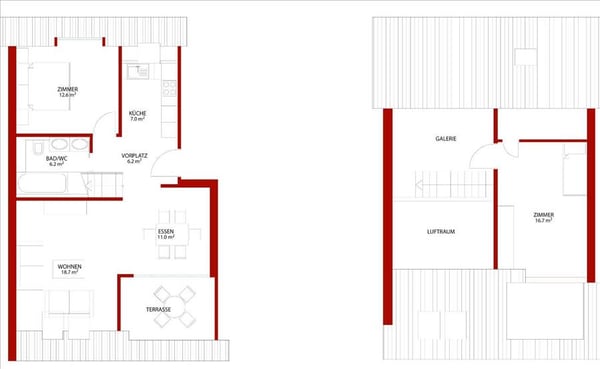 Maisonettewohnung zum Verlieben!