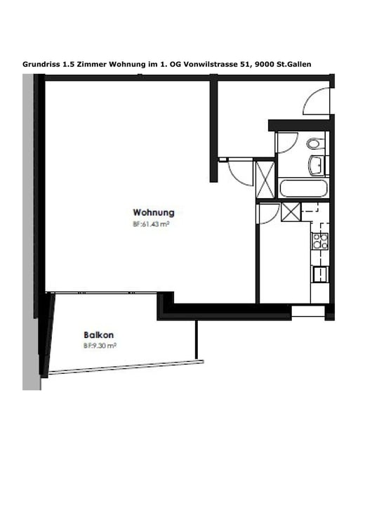 1.5 Maisonnette-Wohnung an zentraler, sonniger und ruhiger Lage 7
