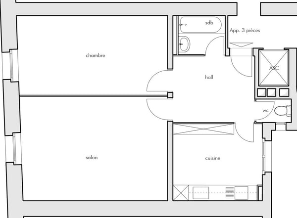 Coutance - Appartement avec cachet proche de la gare 2