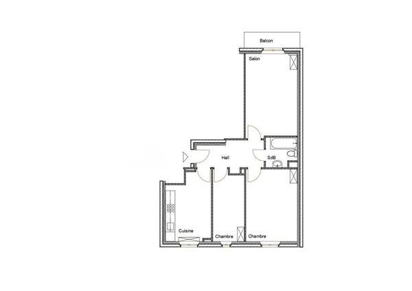 Appartement 3.5 pièces aux Acacias / Carouge 2