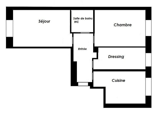 Appartement de 6.5p aux Acacias 2