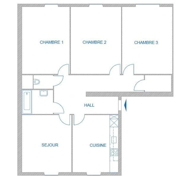 Appartement de 5p aux Eaux-Vives 2