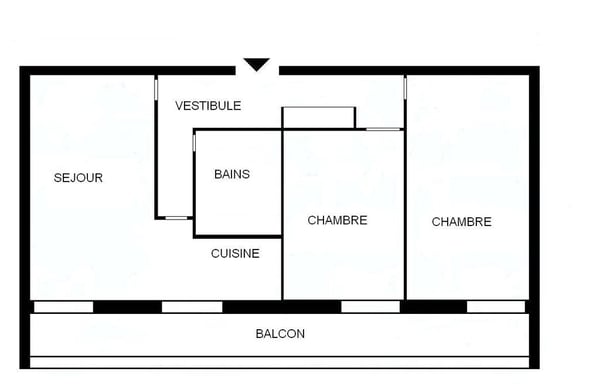 Eaux-Vives : bel appartement avec balcon 2