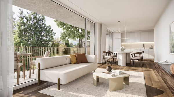 Wohnen mit Klasse: 1.5-Zimmer-Wohnung im Neubau mit Garten 2