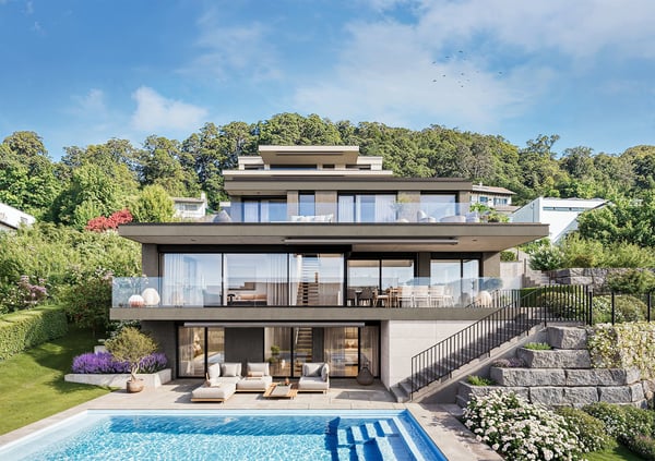 Neubau ARIA: Exklusives Einfamilienhaus mit Pool 1