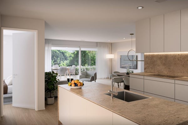 Neubauprojekt PRISMA7 - 2.5 Zimmer-Gartenwohnung mit Blick ins Grüne 2