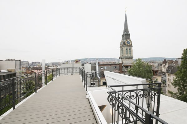 Top 3 1/2-Zimmer-Maisonette-Dachwohnung (115 m2) mit 2 Terrassen, Stauffacher 12