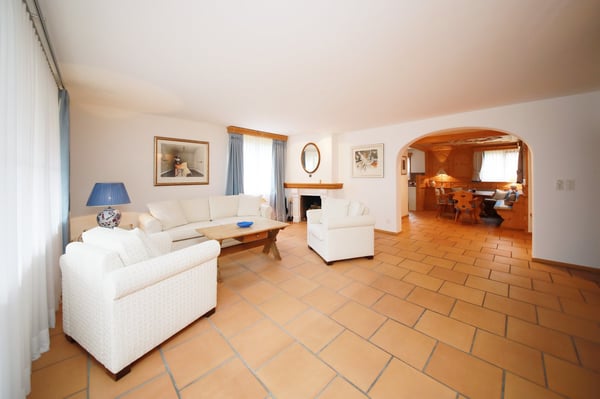 4.5-Zimmer-Top-Wohnung (140 m2) in charmantem Chalet mit Sauna - Klosters Platz 6