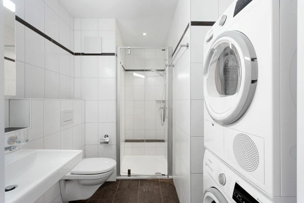 Zu verkaufen an der Bleichelistr. 5 im Bühler, bei Teufen: 1.5 Zimmer Erstbezugswohnung mit grosszügiger Einteilung im 1.OG. 6