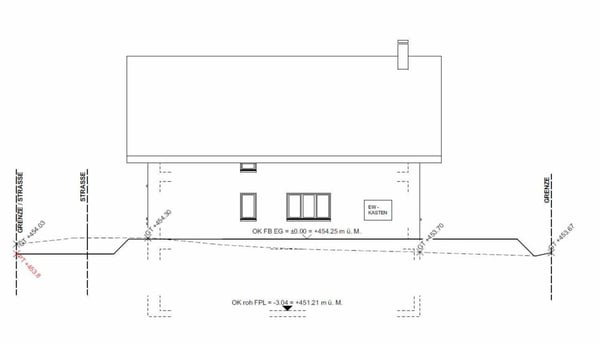 Zu verkaufen bei 8551 Wigoltingen, neues freistehendes 1½ Zi.-EFH am Südhang, an ruhiger, sonniger Lage mit Weitsicht /Massivbau ! 9