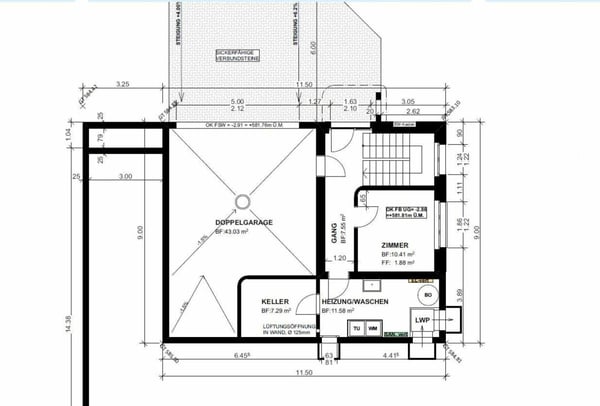 Zu verkaufen in 9541 Tuttwil bei Wängi, neues freistehendes 1½ Zi.-EFH, mit Doppelgarage, an ruhiger, sonniger Lage /Massivbau ! 3