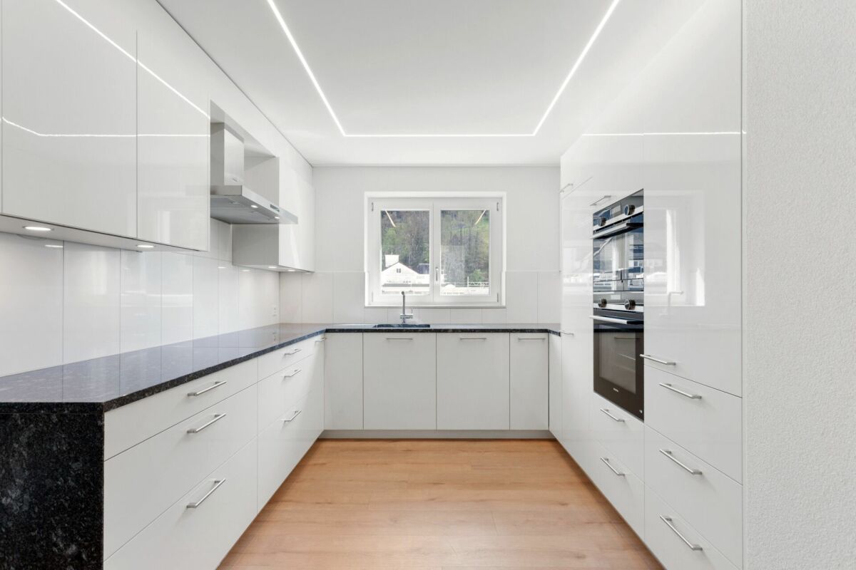 Zu verkaufen an der Bleichelistr. 5 im Bühler, bei Teufen: 3.5 Zimmer Erstbezugswohnung mit grosszügiger Einteilung im 1.OG.