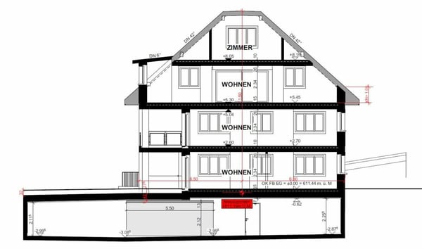 Zu verkaufen 3½ Zi.-Whg., an der Maugwilerstrasse 40 in 9552 Maugwil bei Bronschhofen /103 m2 Wohnfläche, naturverbundene Lage /Steuerfuss 9500 Wil ! 9