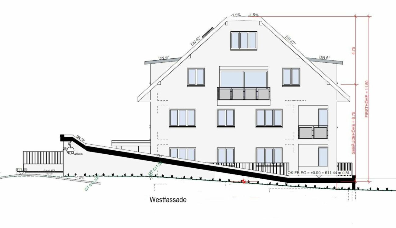 Zu verkaufen 3½ Zi.-Whg., an der Maugwilerstrasse 40 in 9552 Maugwil bei Bronschhofen /103 m2 Wohnfläche, naturverbundene Lage  /Steuerfuss 9500 Wil !
