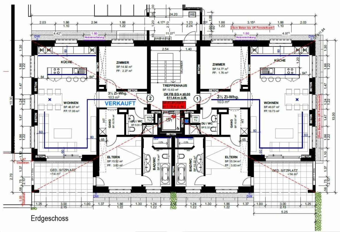 Zu verkaufen 3½ Zi.-Whg., an der Maugwilerstrasse 40 in 9552 Maugwil bei Bronschhofen /103 m2 Wohnfläche, naturverbundene Lage  /Steuerfuss 9500 Wil !